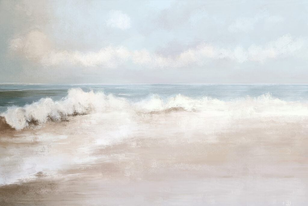 Ondas sobre a areia — design completo