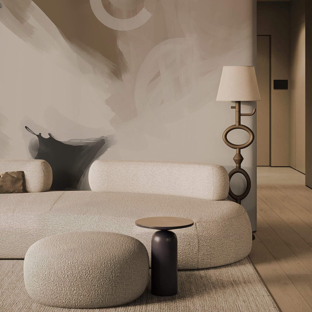 Pinceladas largas em cinzento — interior 4