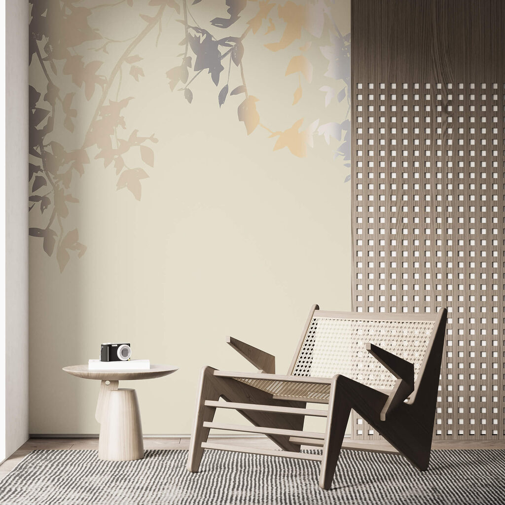 Ramos com folhas pendentes — interior 3