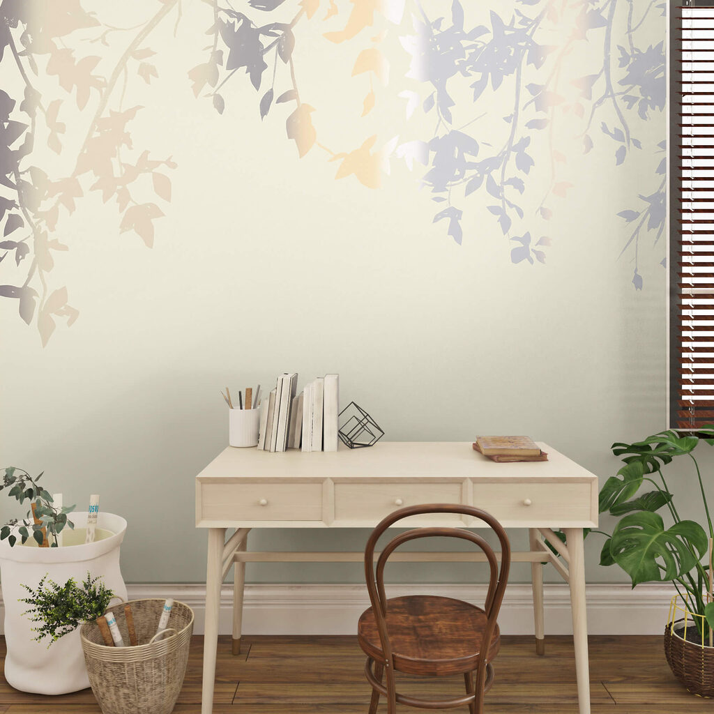 Ramos com folhas pendentes — interior 5