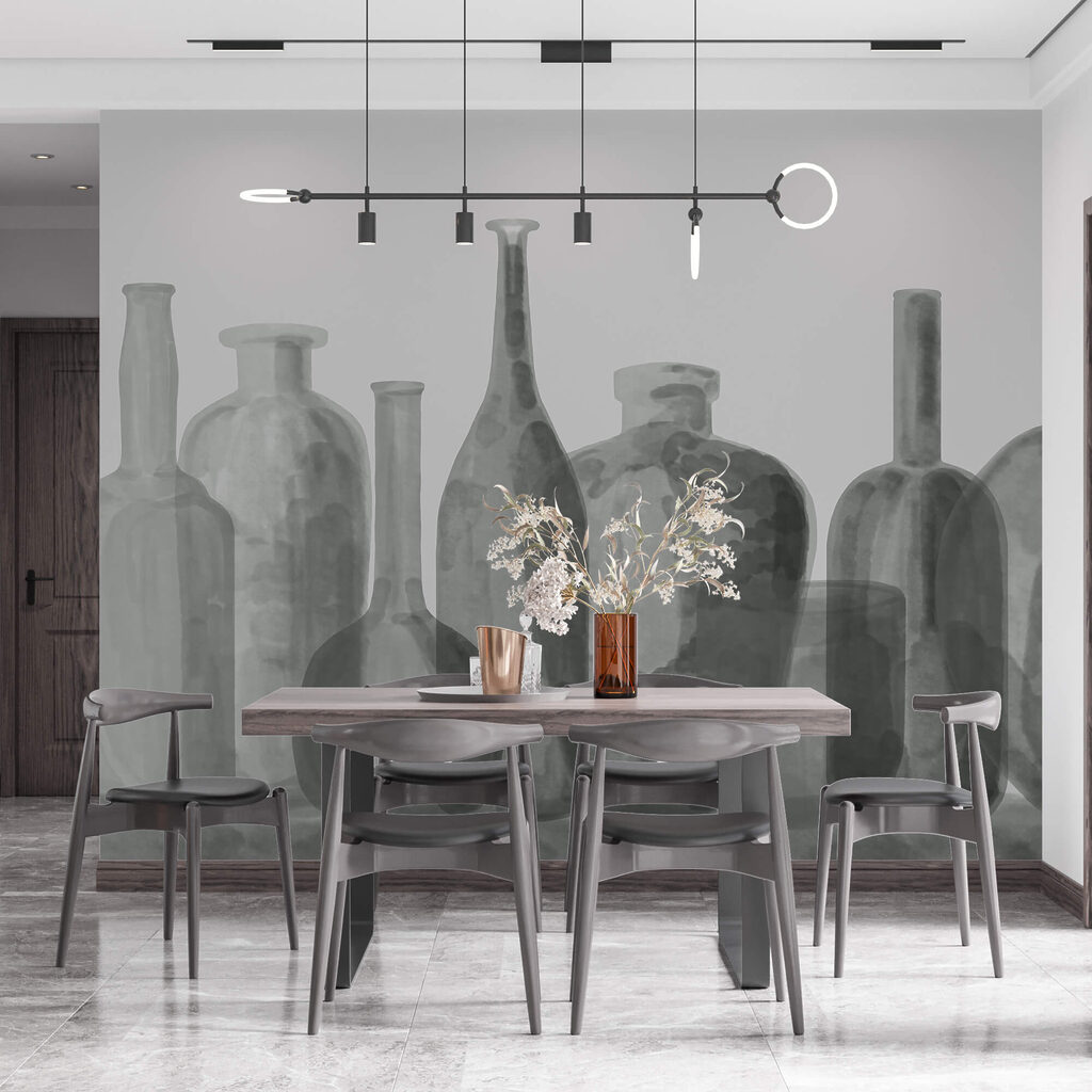 Garrafas e vasos — interior 2