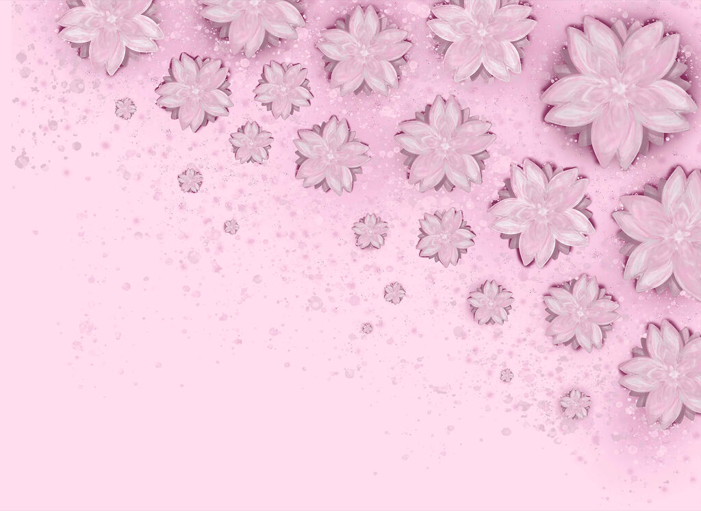 Flores que se espalham — design completo