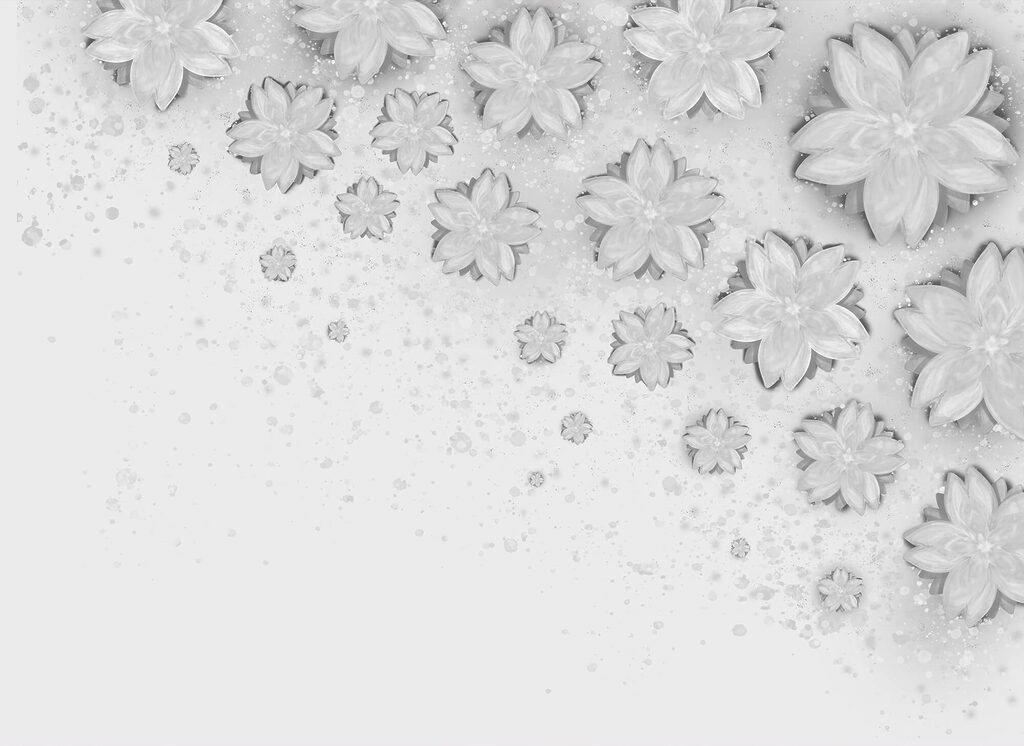 Flores que se espalham — design completo