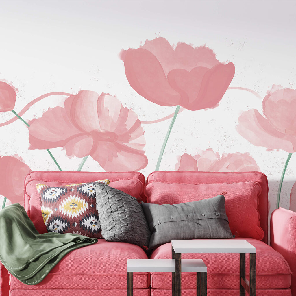 Flores em hastes curvas — interior 2