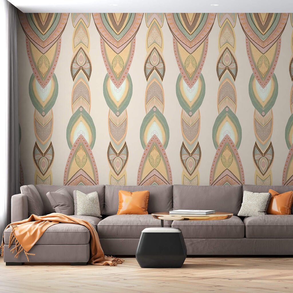Gotas ornamentais em faixas — interior 1