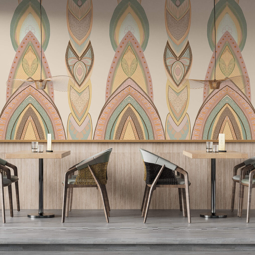 Gotas ornamentais em faixas — interior 3