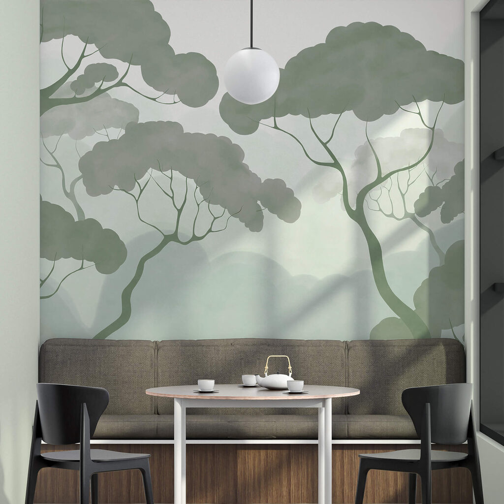 Copas na neblina — interior 1