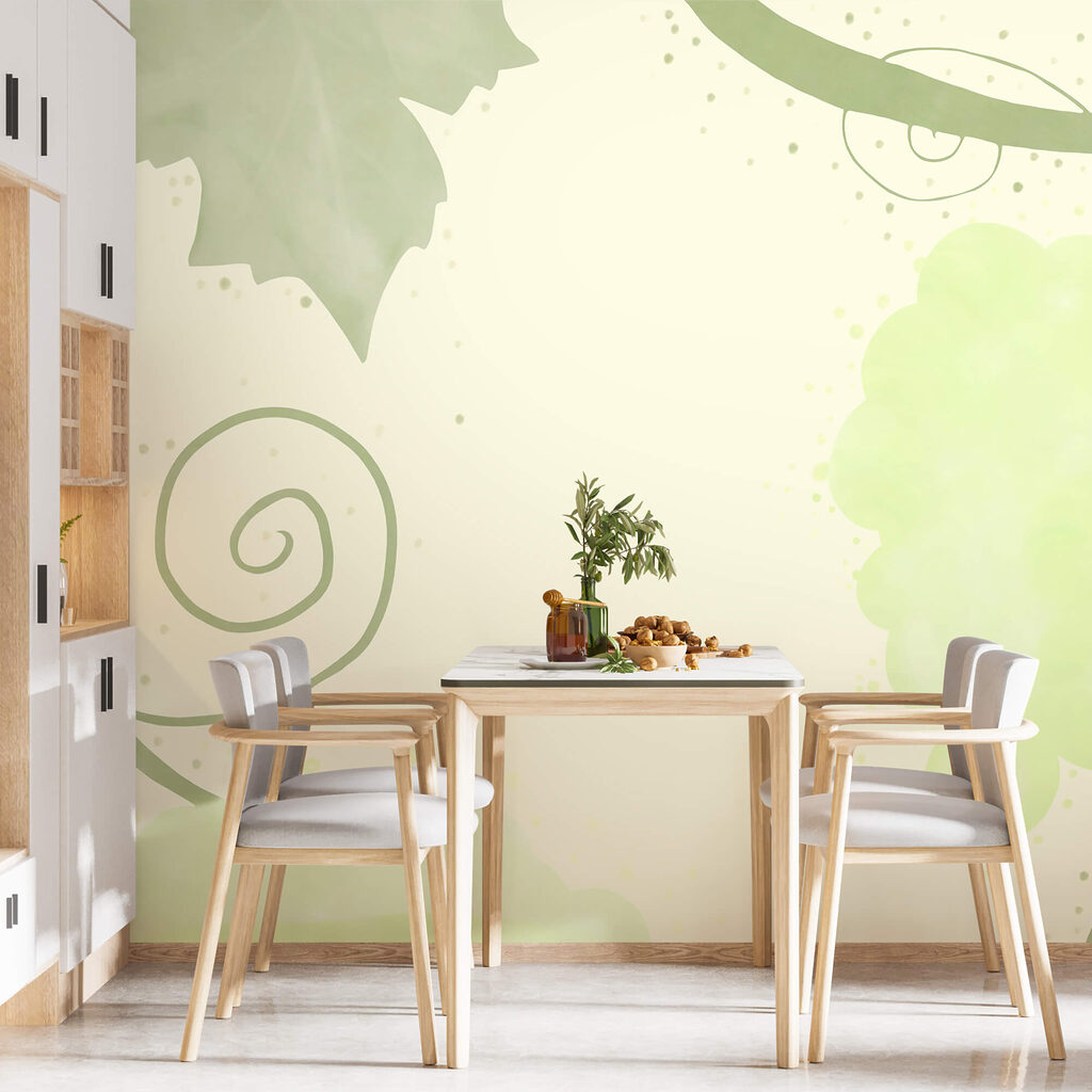 Videiras em verde claro — interior 2