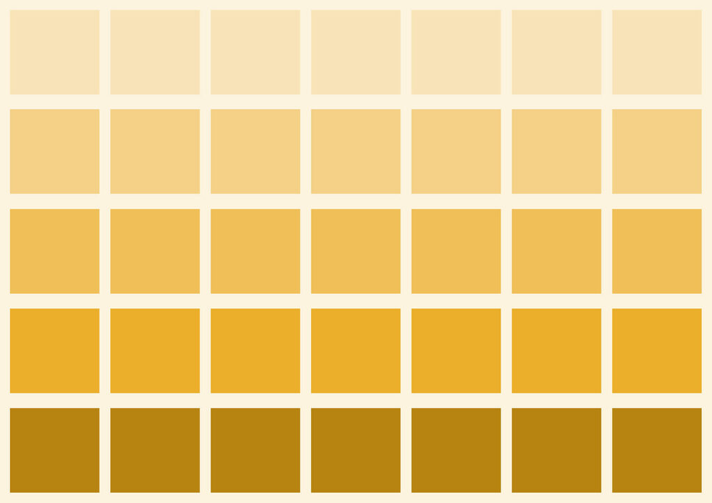 Quadrados em gradação — design completo