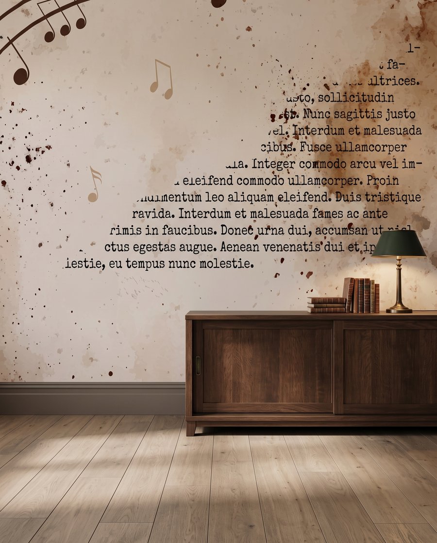Notas em pauta ondulada — interior 5