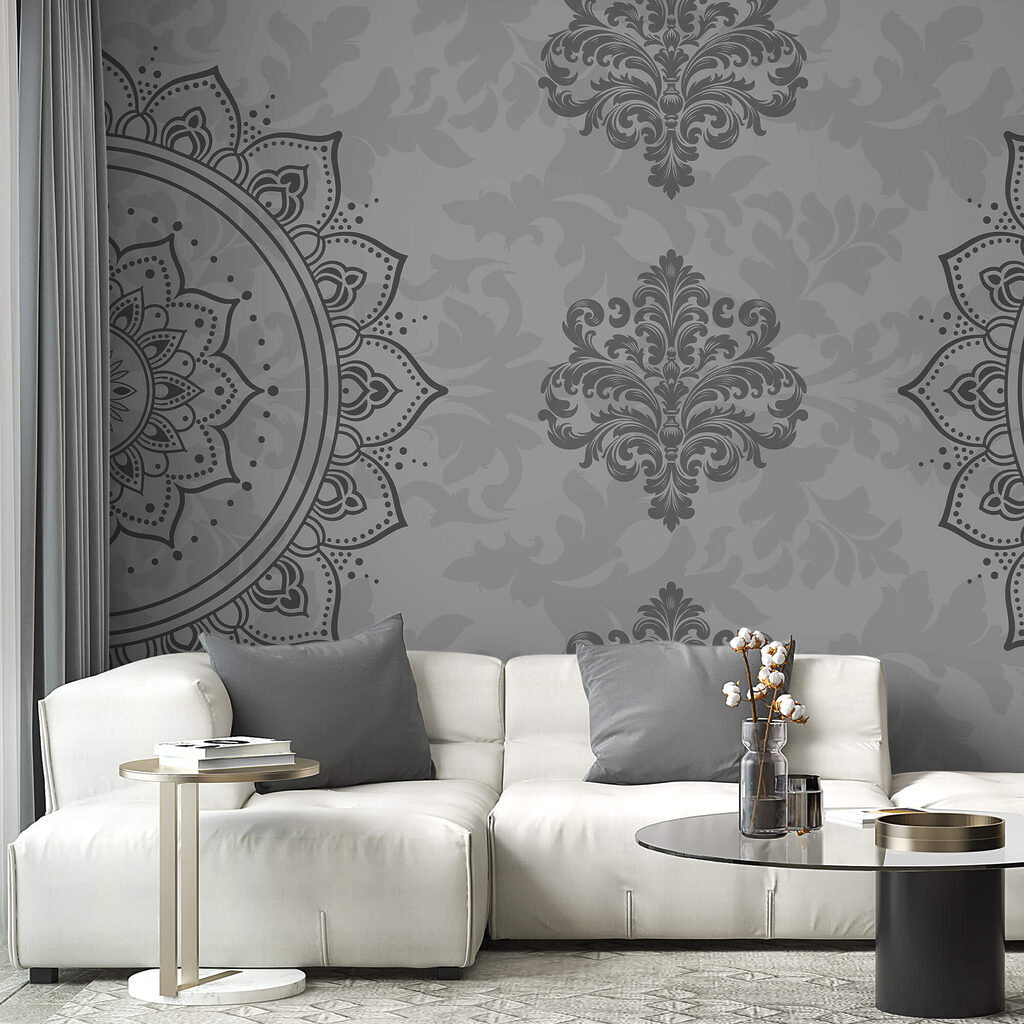 Ornamentos em cinzento — interior 2