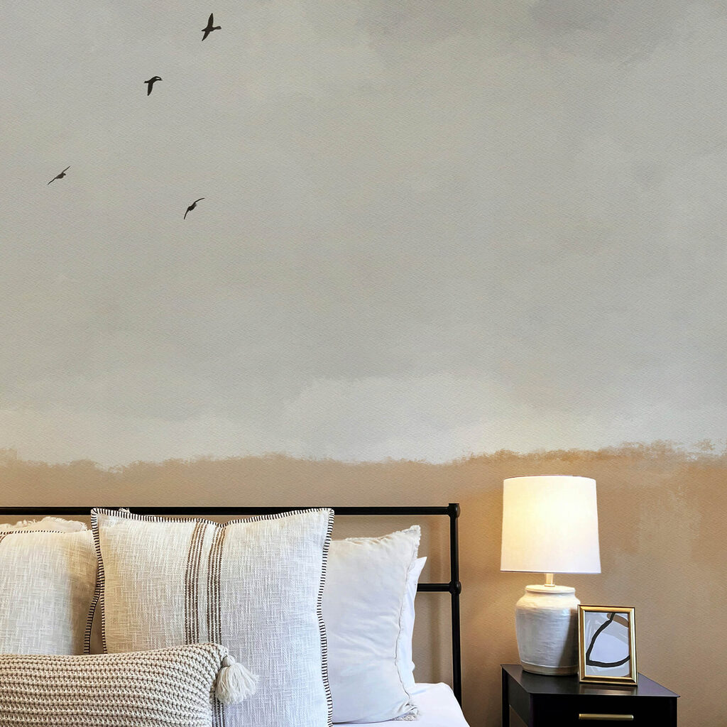 Aves sobre terra ocre — interior 3