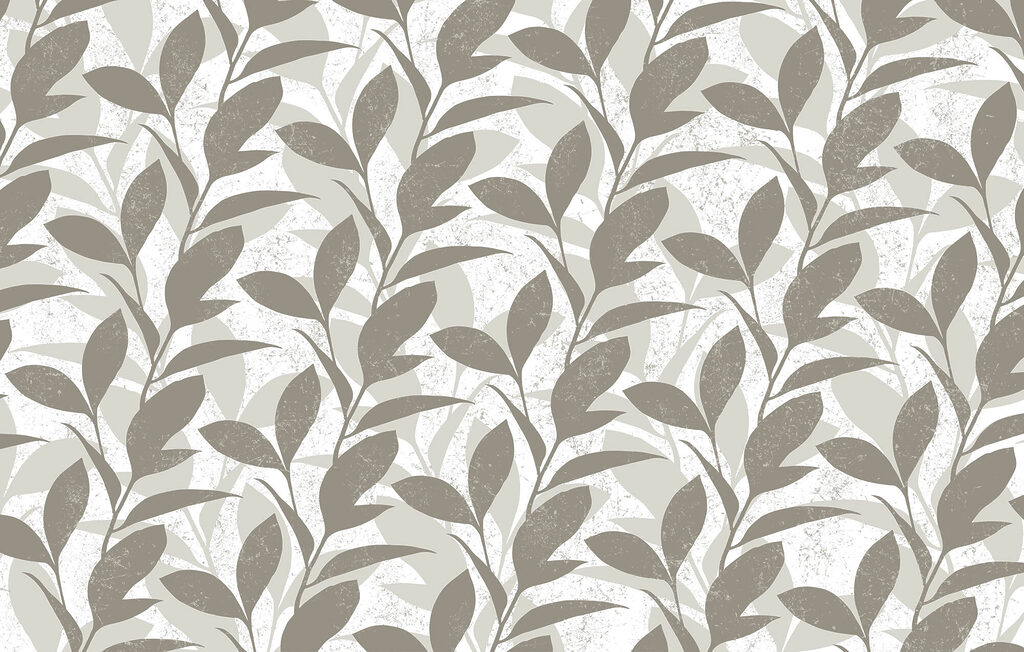 Folhas em ramos verticais — design completo