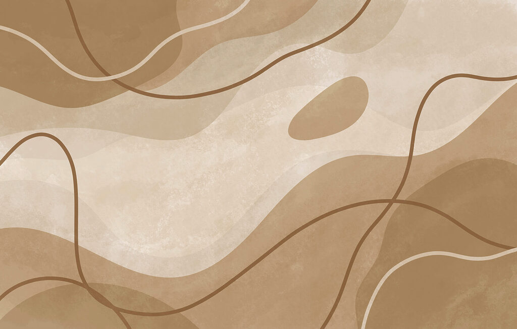 Formas redondas e fluidas — design completo
