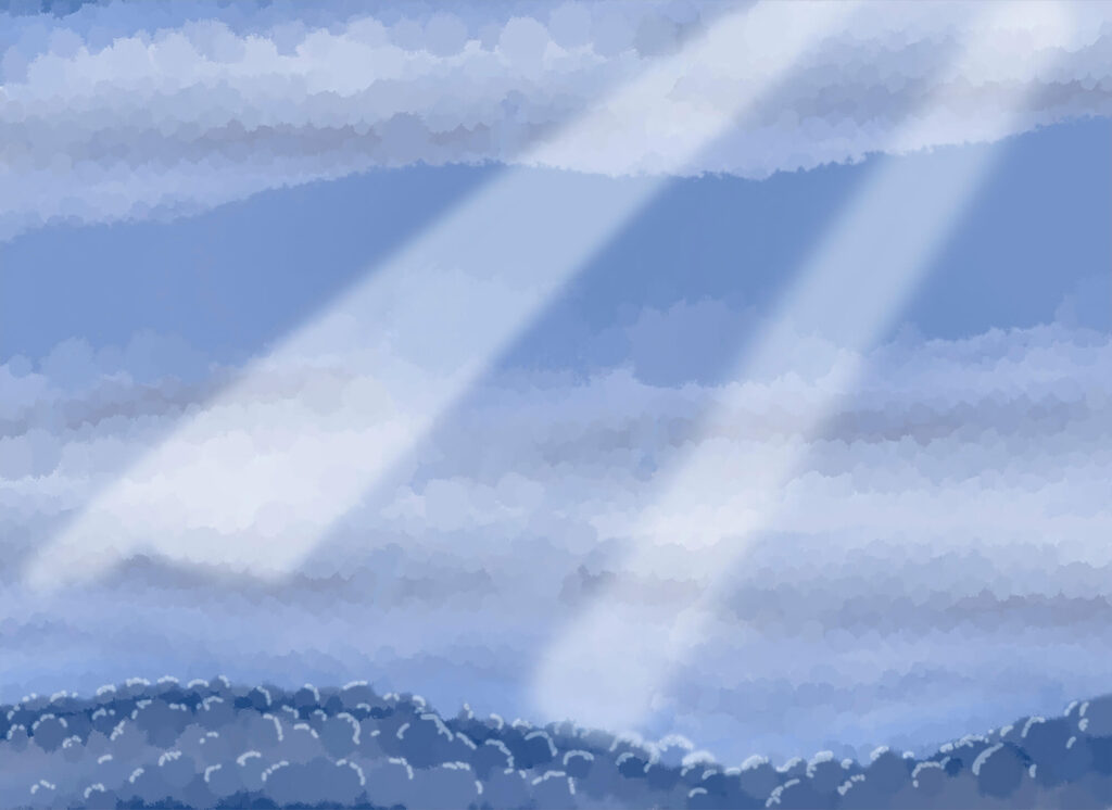 Raios de luz — design completo