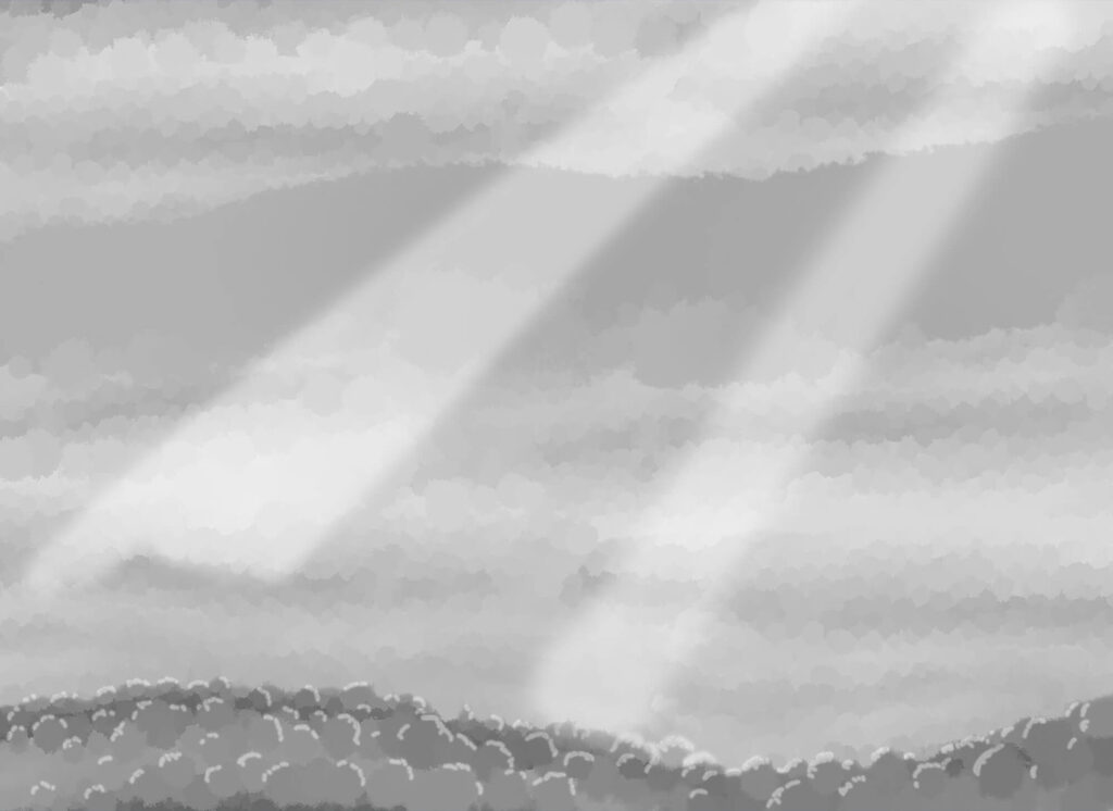 Raios de luz — design completo