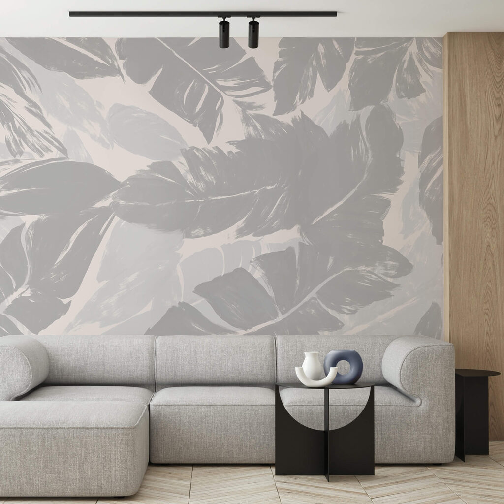 Folhas largas em cinzento — interior 3