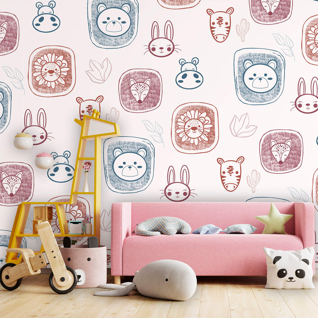 Animais em traço suave — interior 2