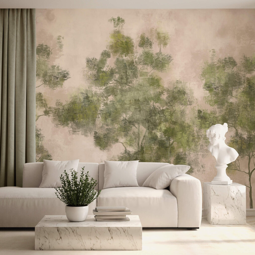 Árvores em tons verdes — interior 3
