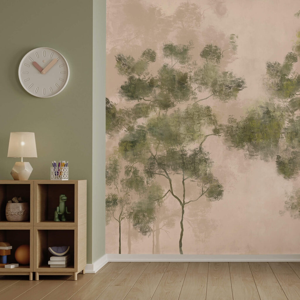 Árvores em tons verdes — interior 4