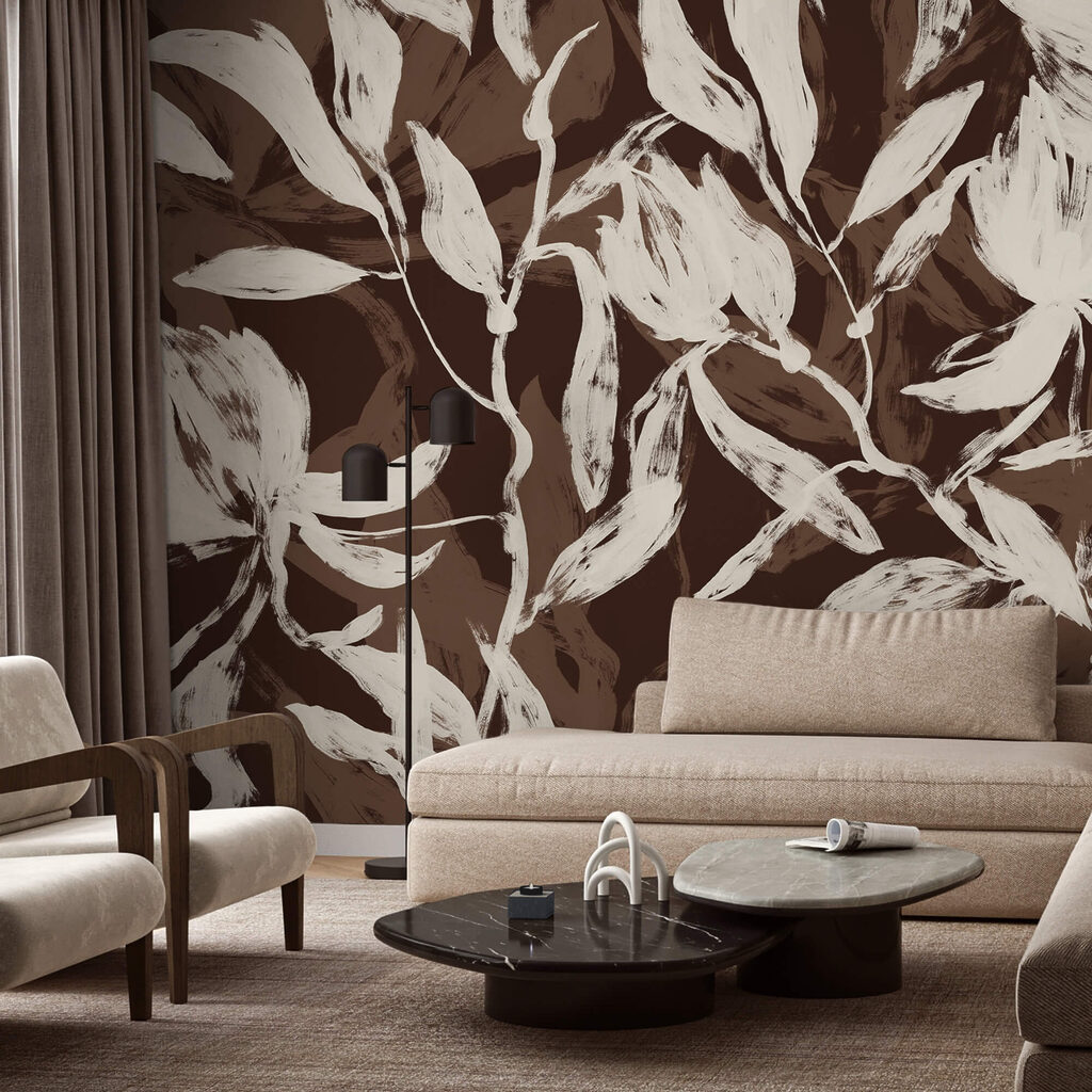 Folhas soltas em movimento — interior 1