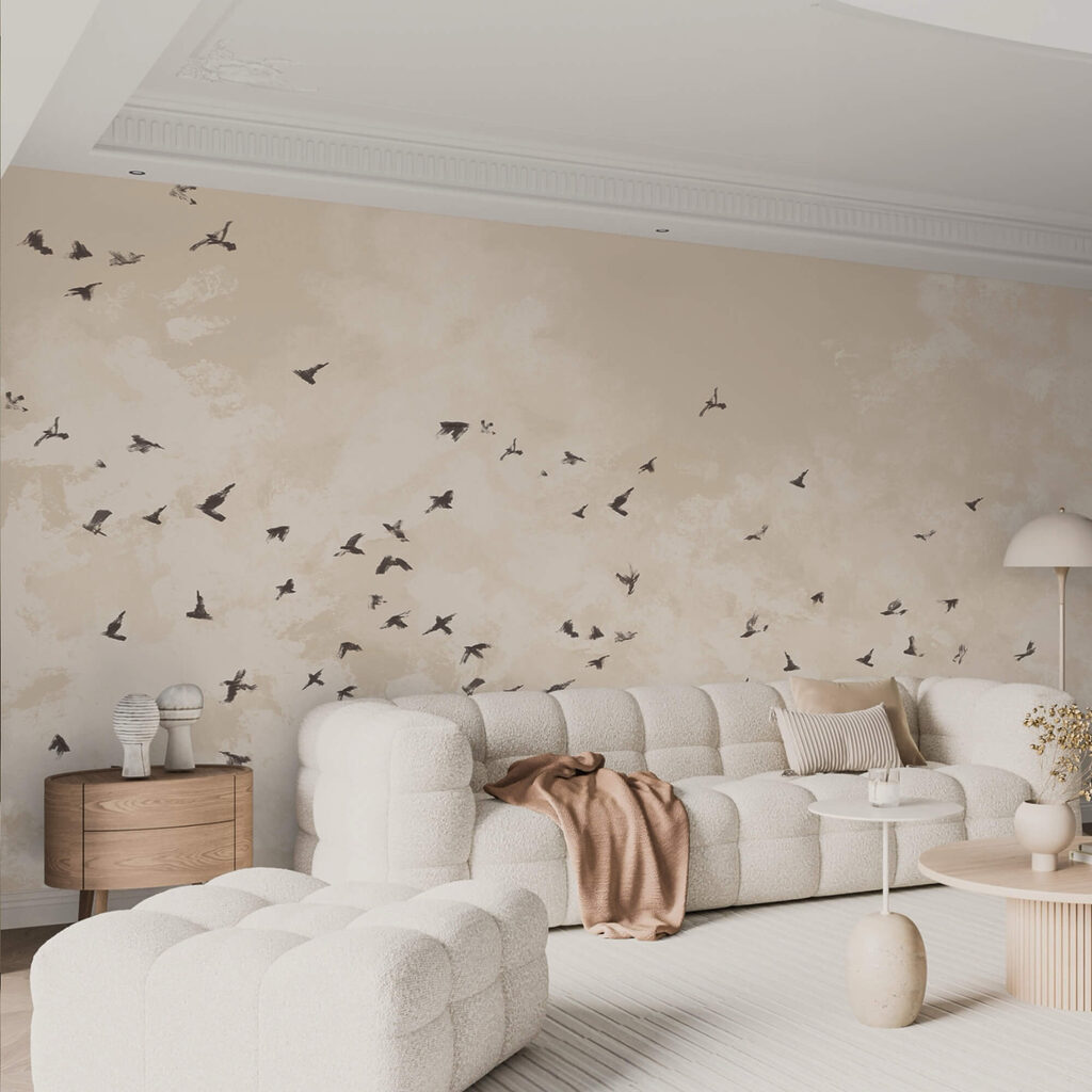 Bando de aves — interior 1