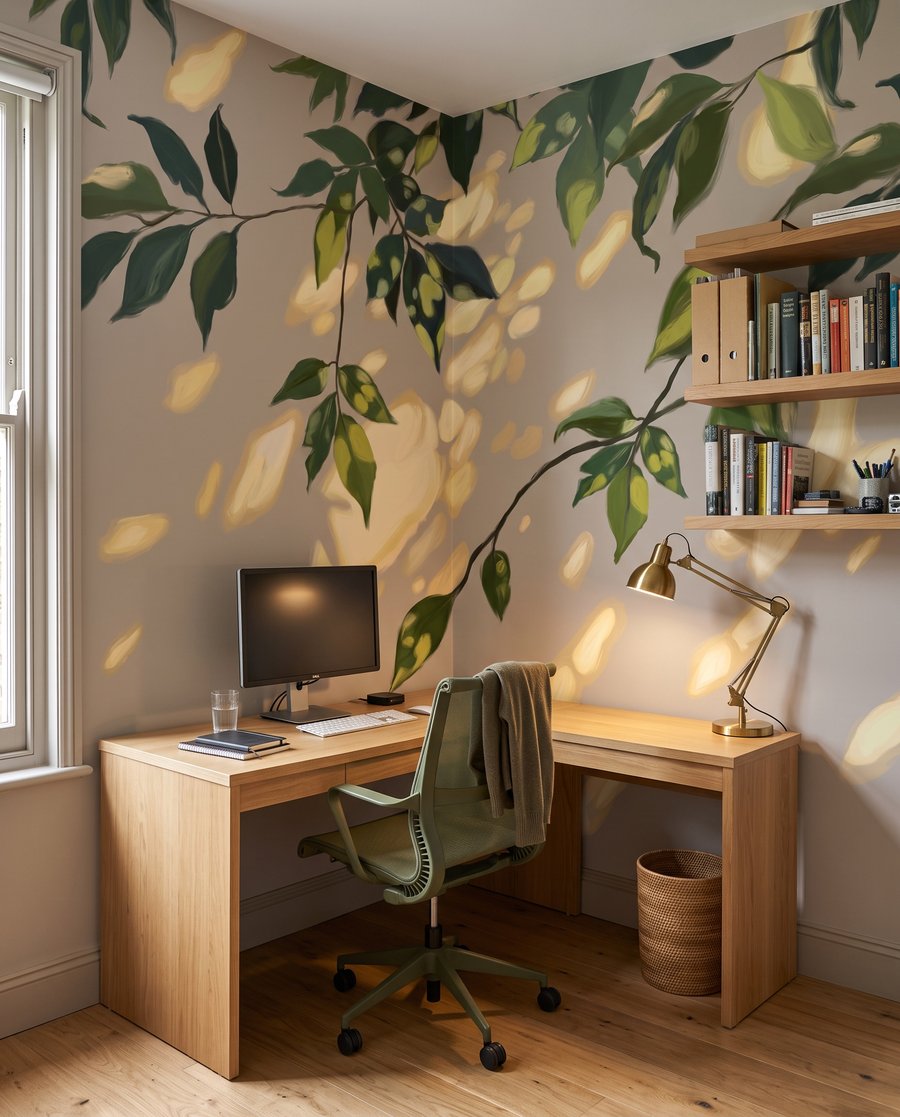 Sol sob as folhas — interior 5