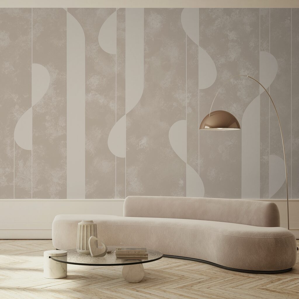 Curvas entre linhas verticais — interior 1
