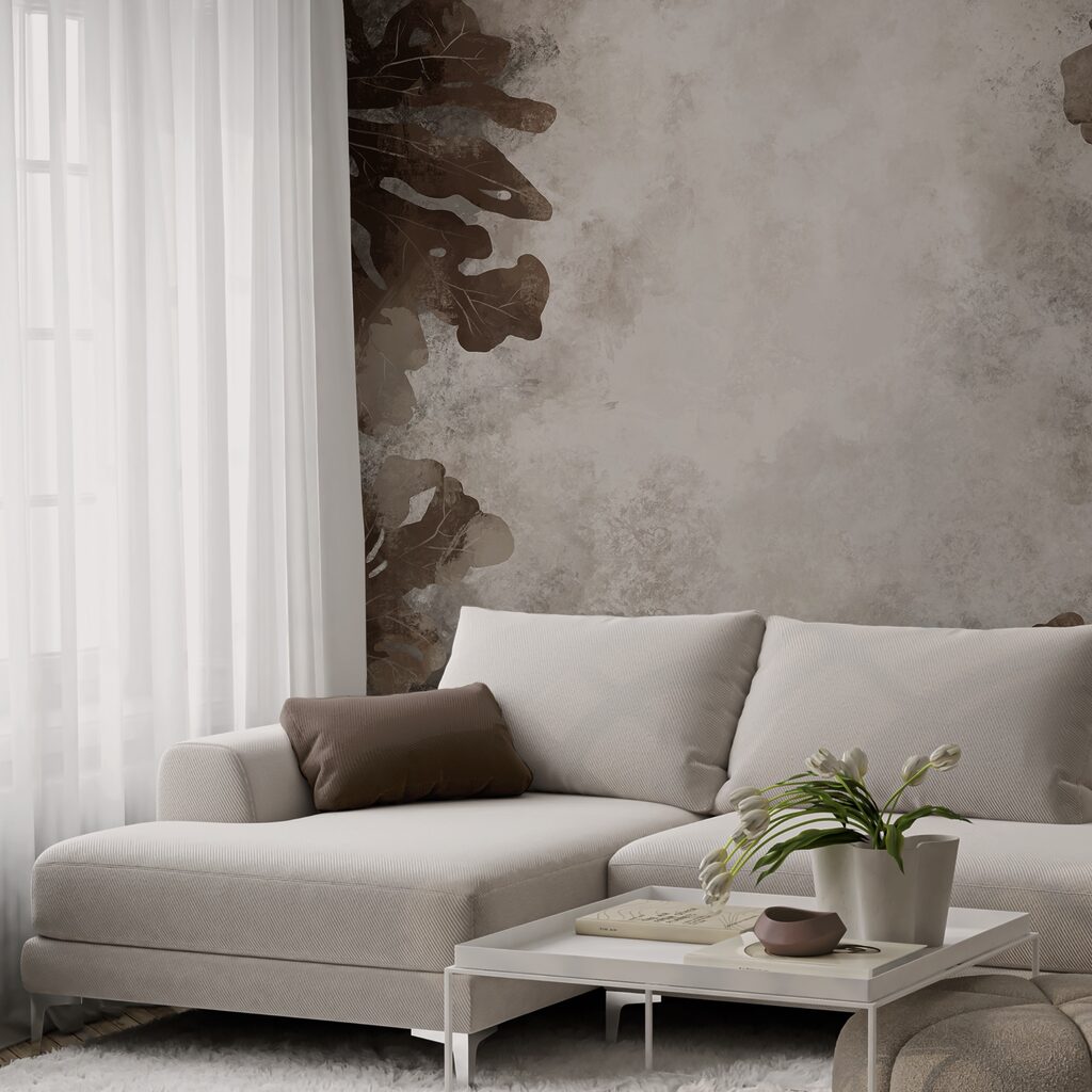 Folhagem escura em névoa — interior 3