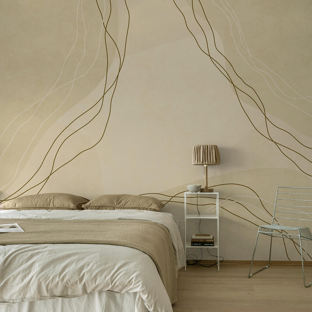 Linhas finas em curva — interior 1