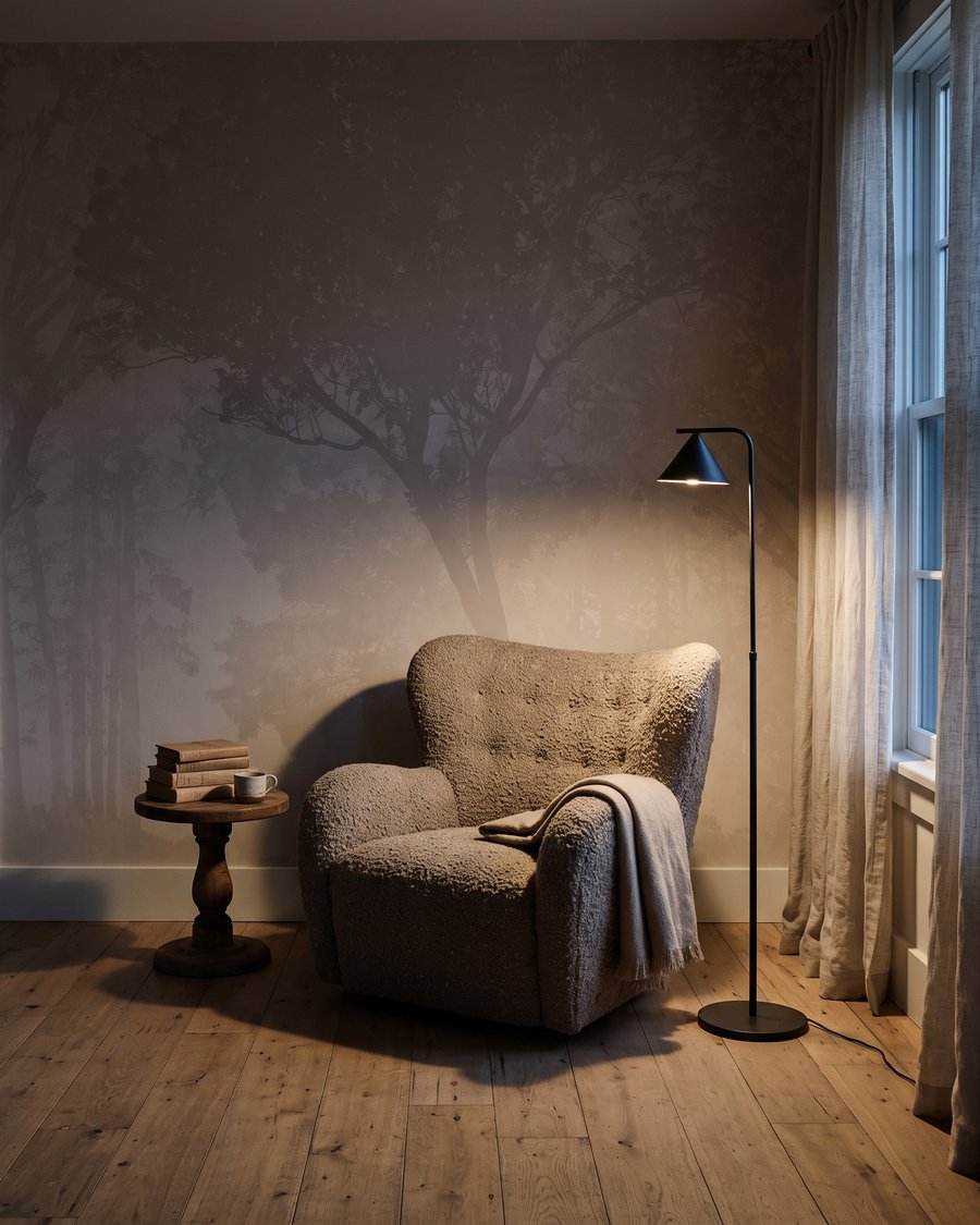Árvores na neblina — interior 4