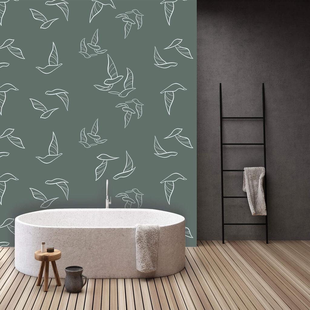 Contornos de aves — interior 1