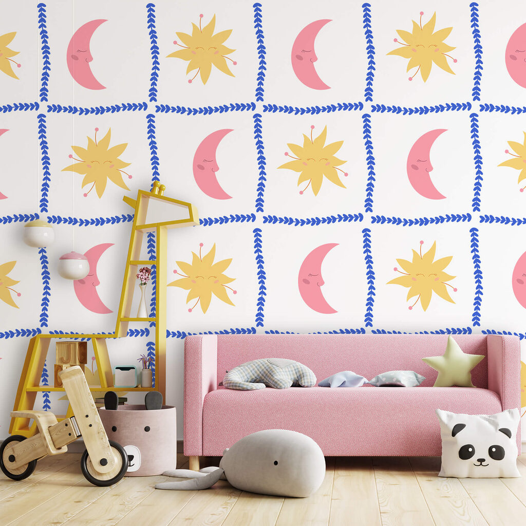 Sol e lua quadriculados — interior 2