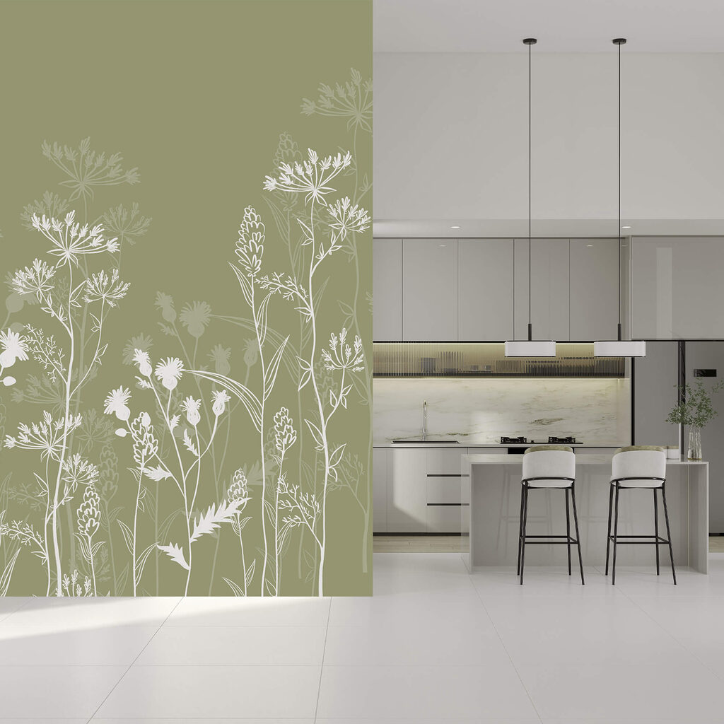 Hastes finas em verde-oliva — interior 2
