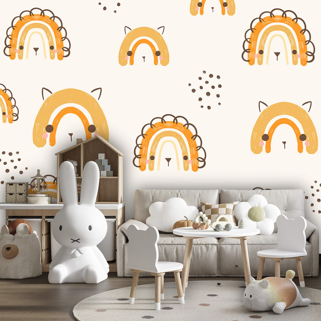 Arco-íris com carinhas — interior 1