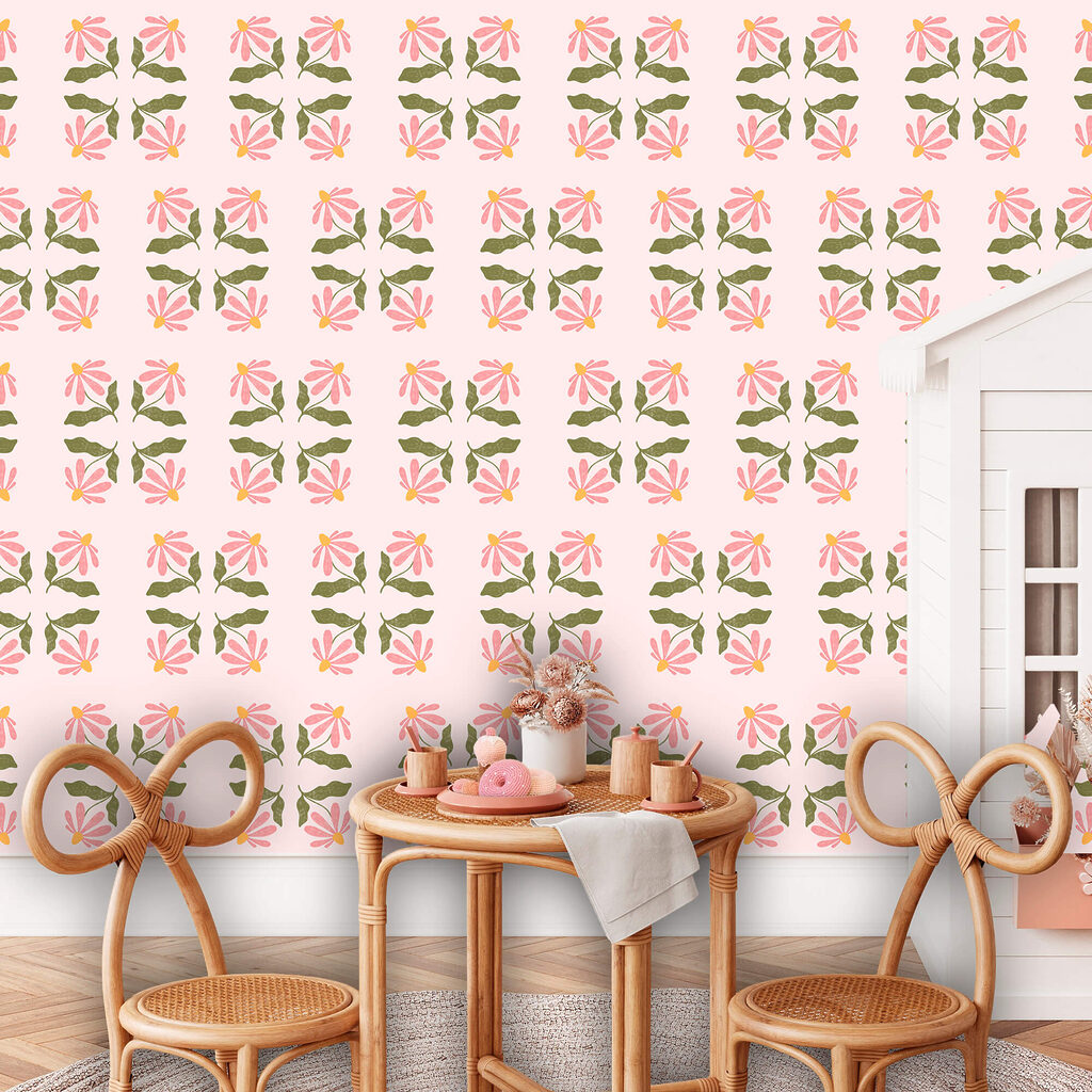 Flores cor-de-rosa — interior 1