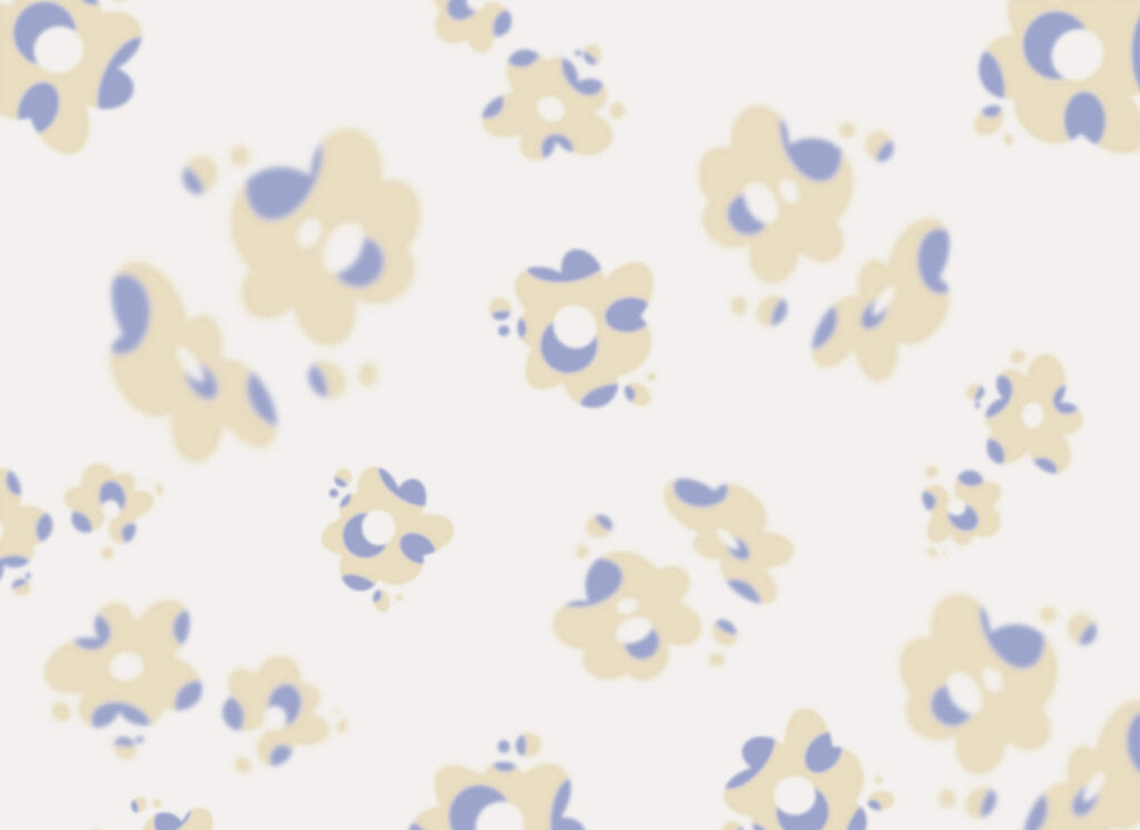 Flores pastel soltas — design completo