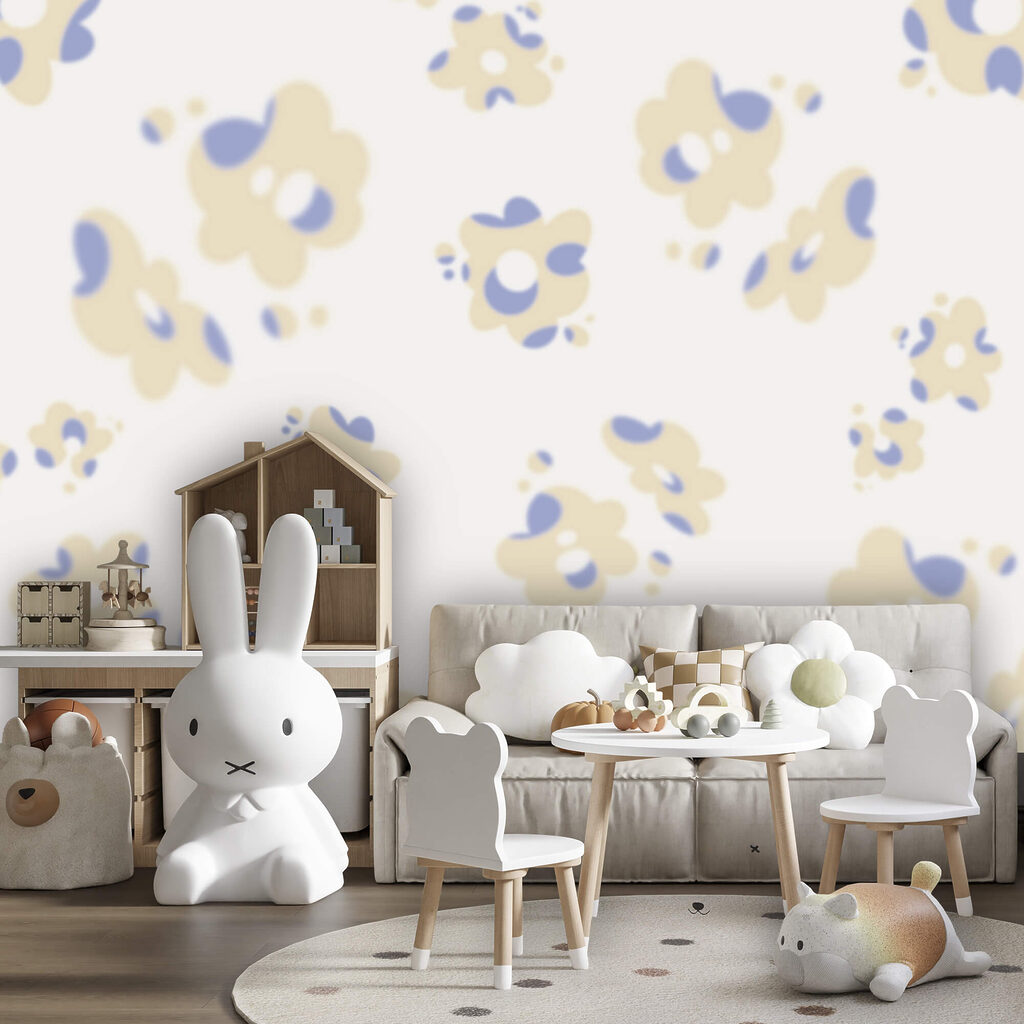 Flores pastel soltas — interior 1