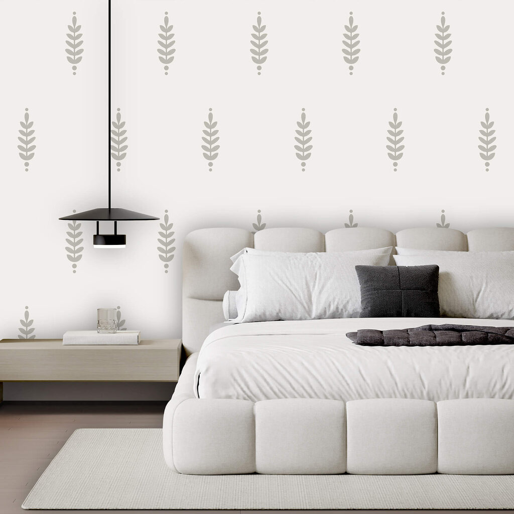 Pequenos ramos em creme — interior 1