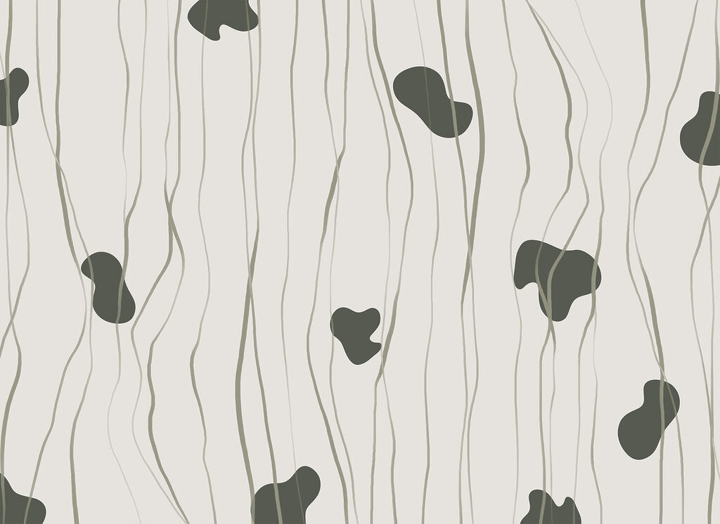 Linhas finas e manchas — design completo