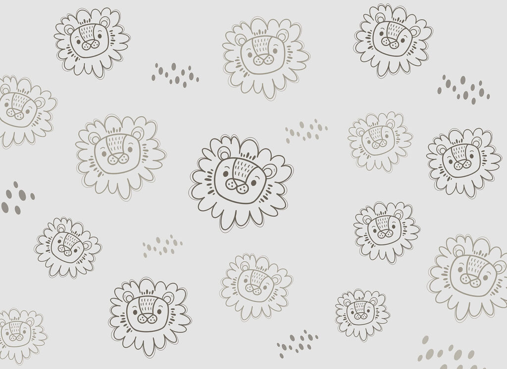 Cabeças de leão — design completo