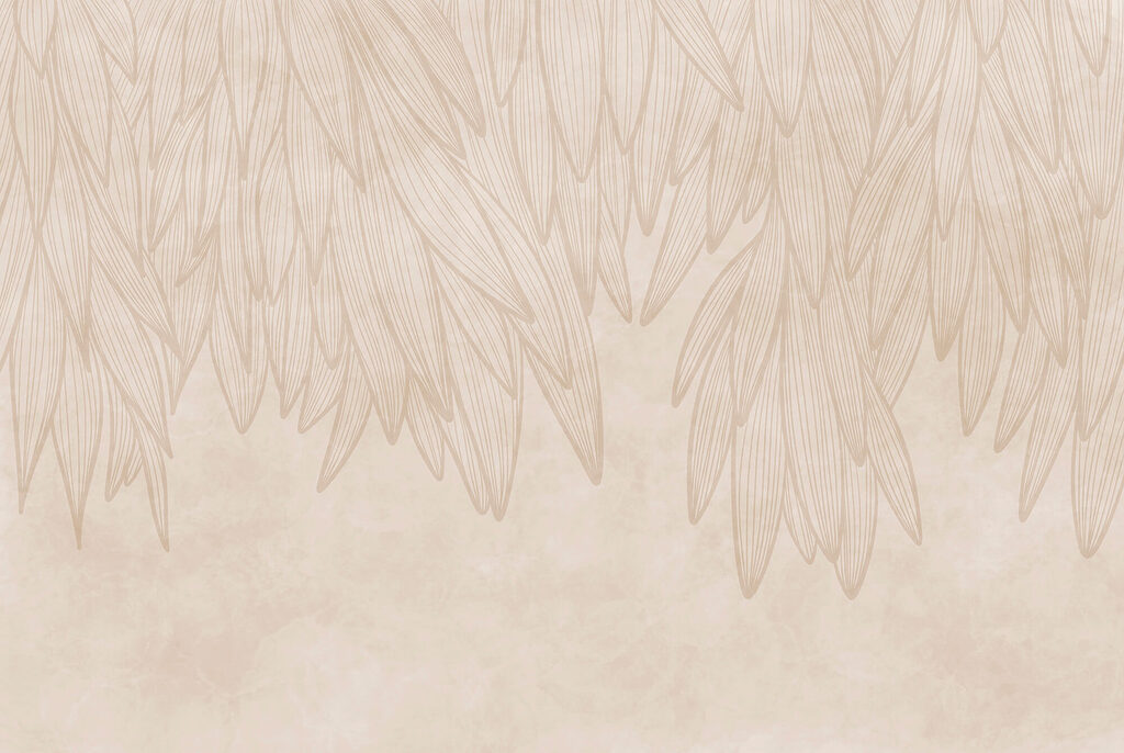 Folhas longas penduradas — design completo
