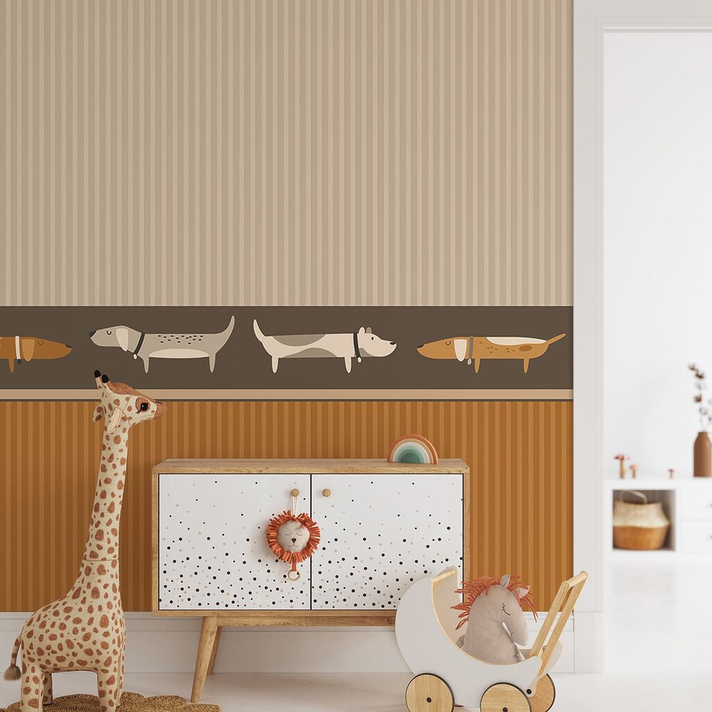 Teckels em fila — interior 2