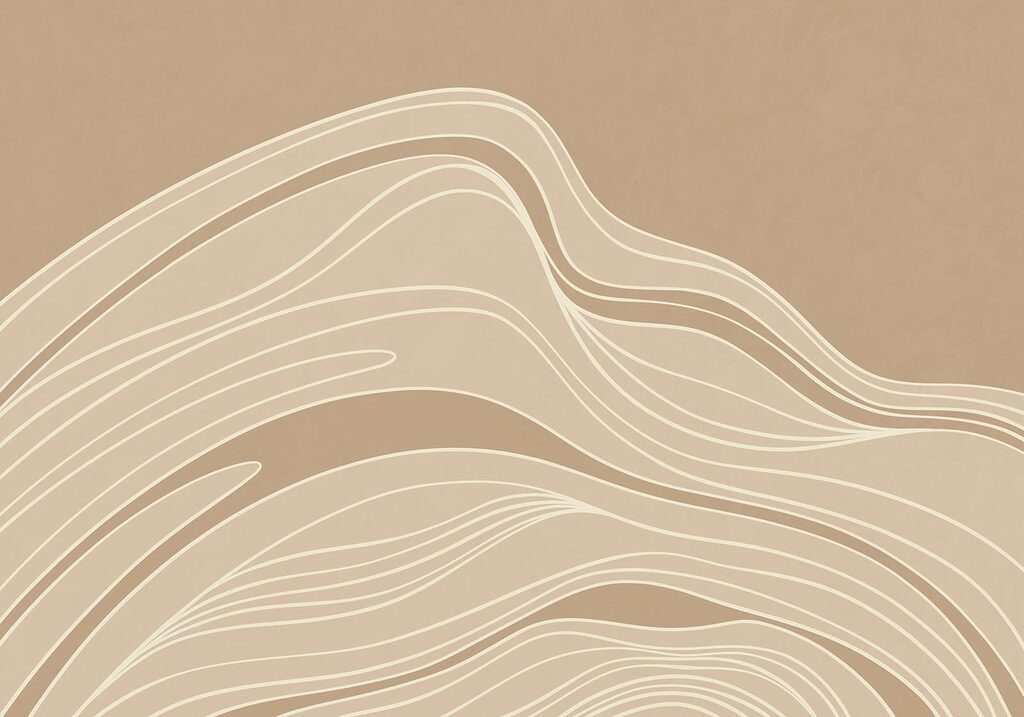Colinas em linhas finas — design completo