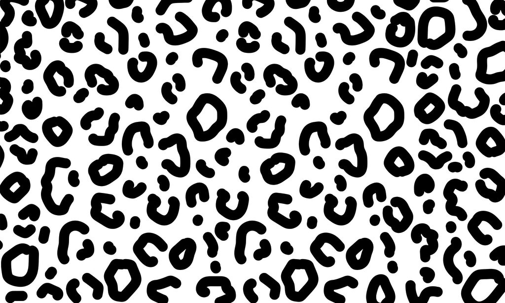 Manchas pretas sobre branco — design completo