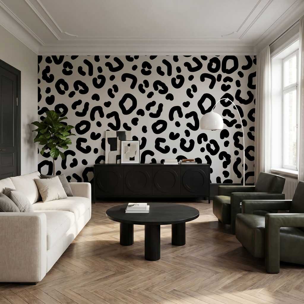 Manchas pretas sobre branco — interior 2
