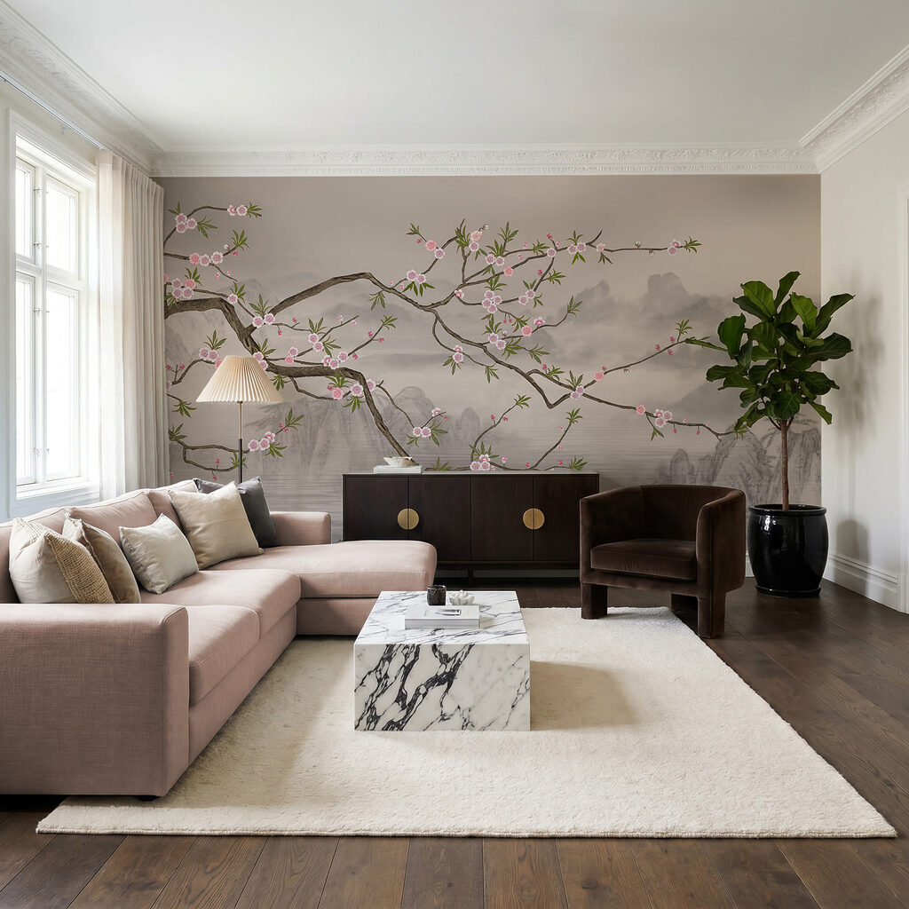 Flor sobre água calma — interior 2