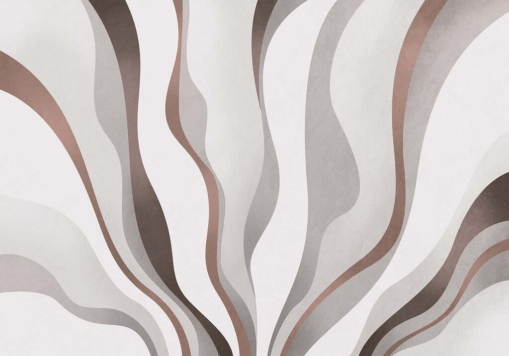 Faixas verticais onduladas — design completo