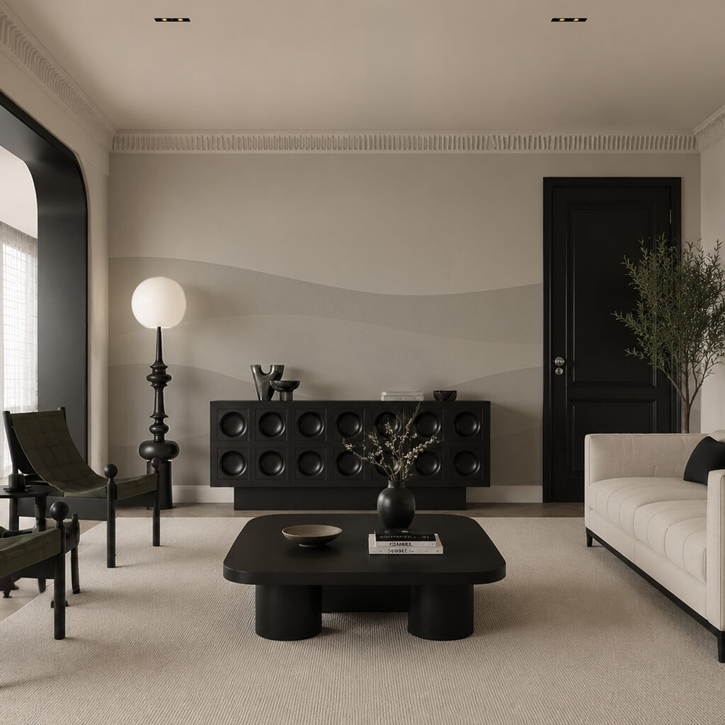 Colinas em faixas suaves — interior 1