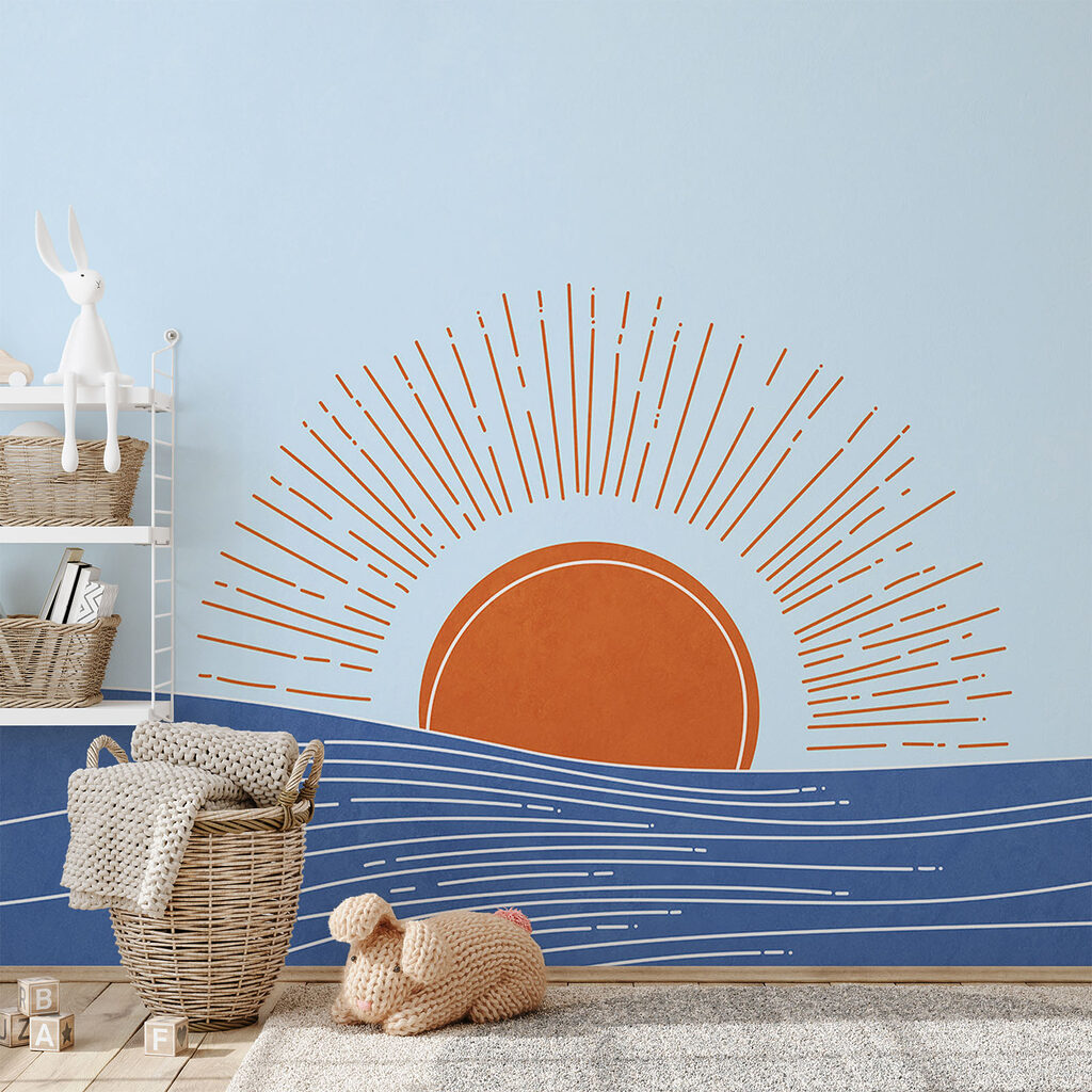 Sol radiante sobre ondas — interior 1